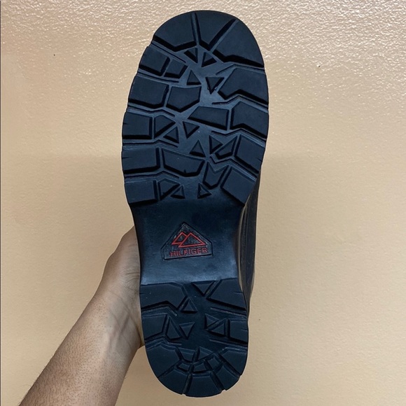 Vintage Tommy Hilfiger Men's Hiking Boots Brown Red Purple Black - Picture 12 of 16